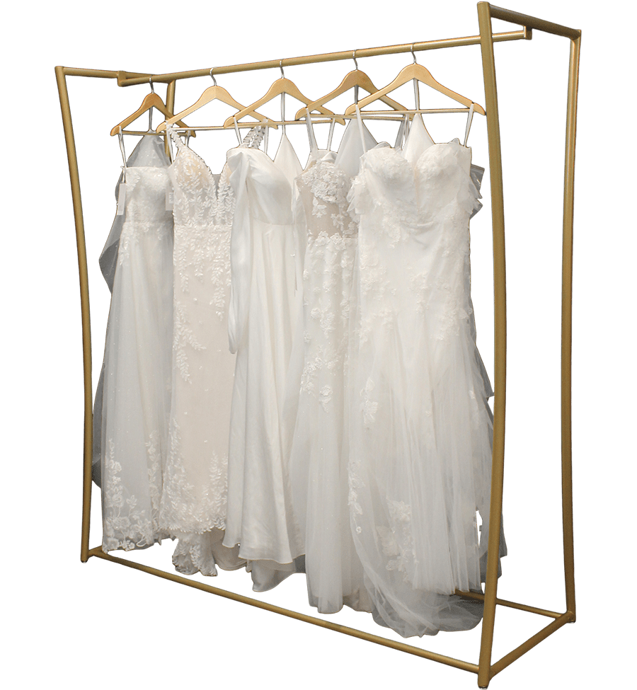 Curved Free Standing Dress Rack - Image 2