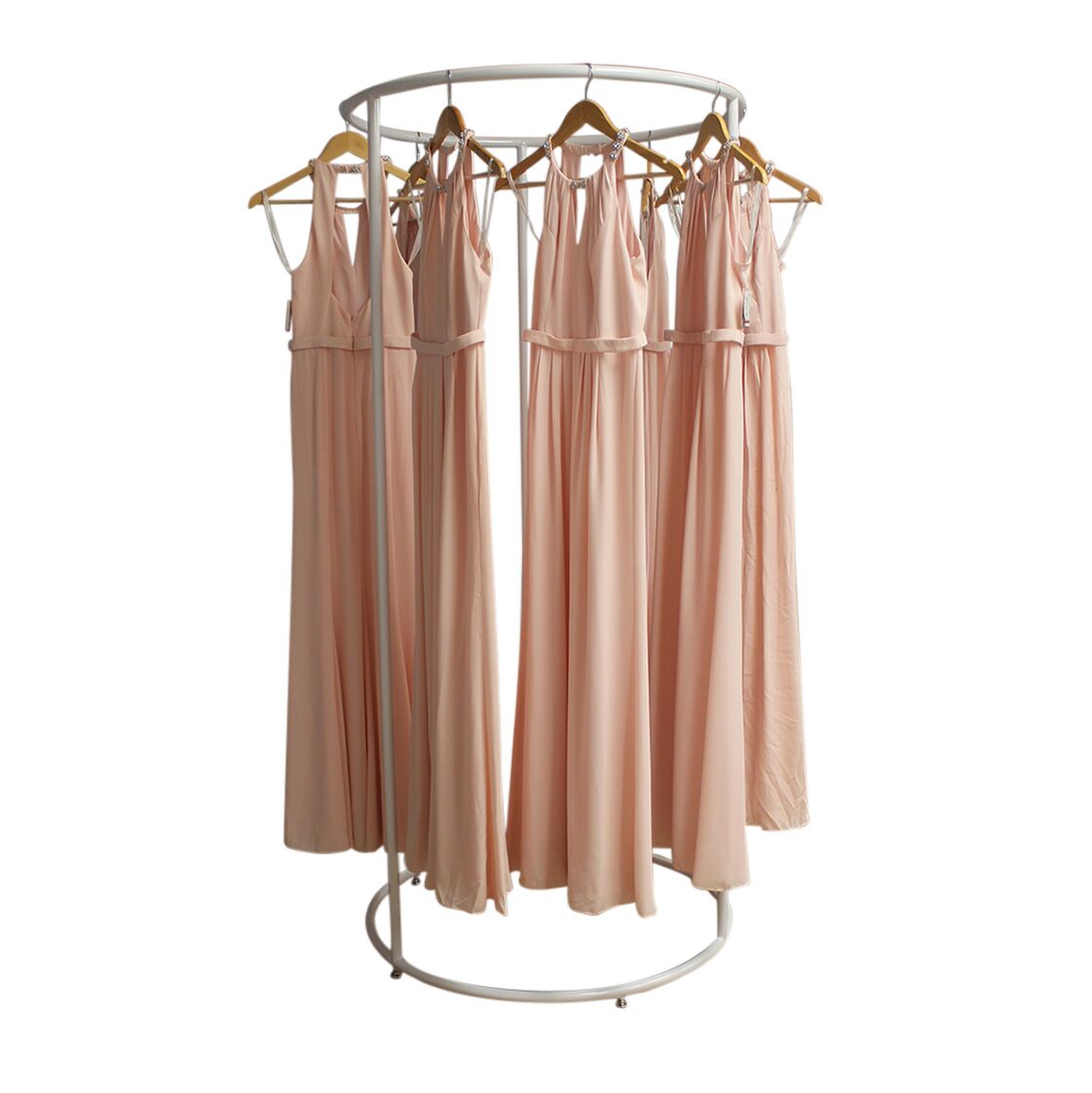 Round Free Standing Dress Rack - Image 2