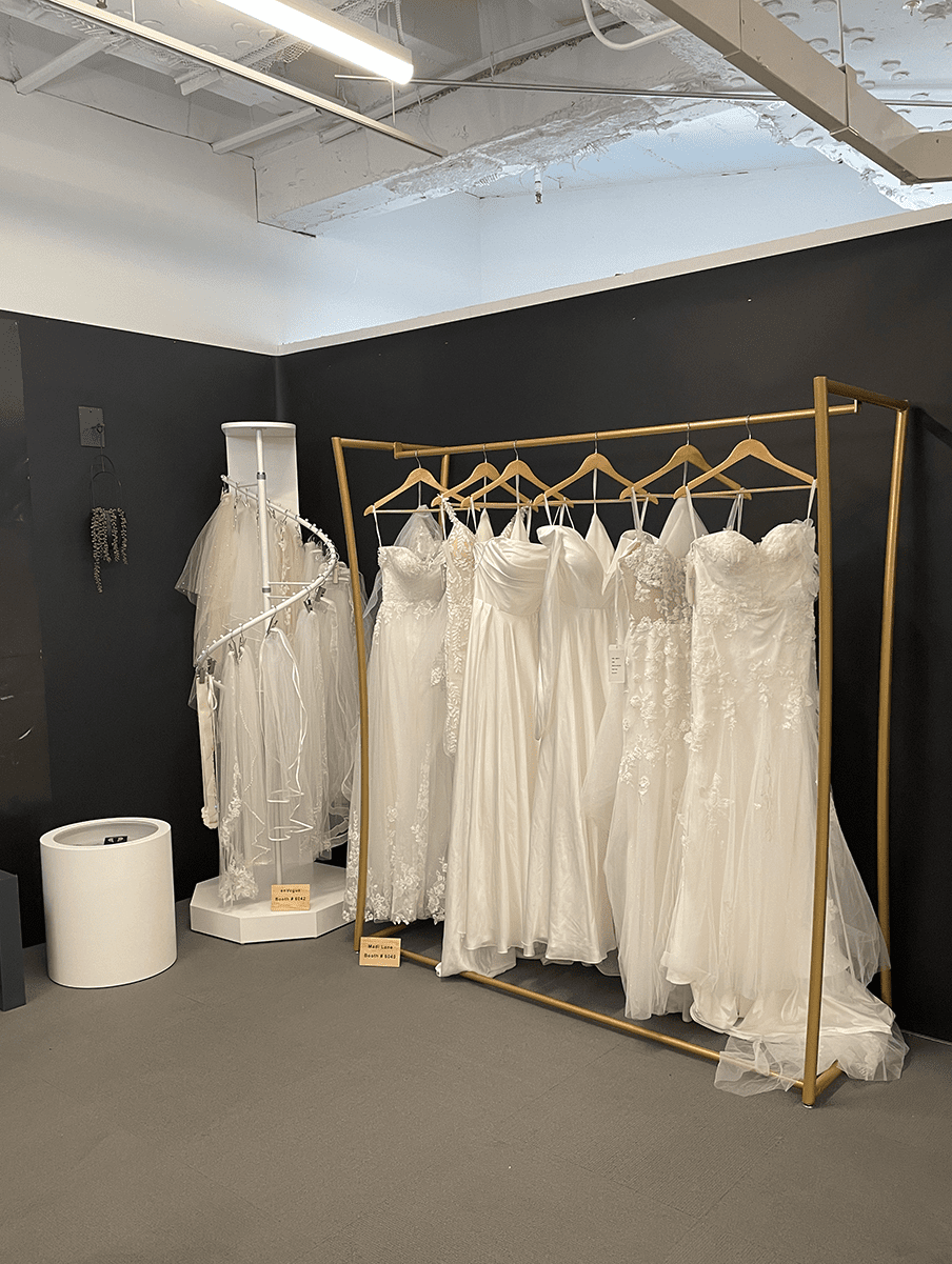 Curved Free Standing Dress Rack - Image 3