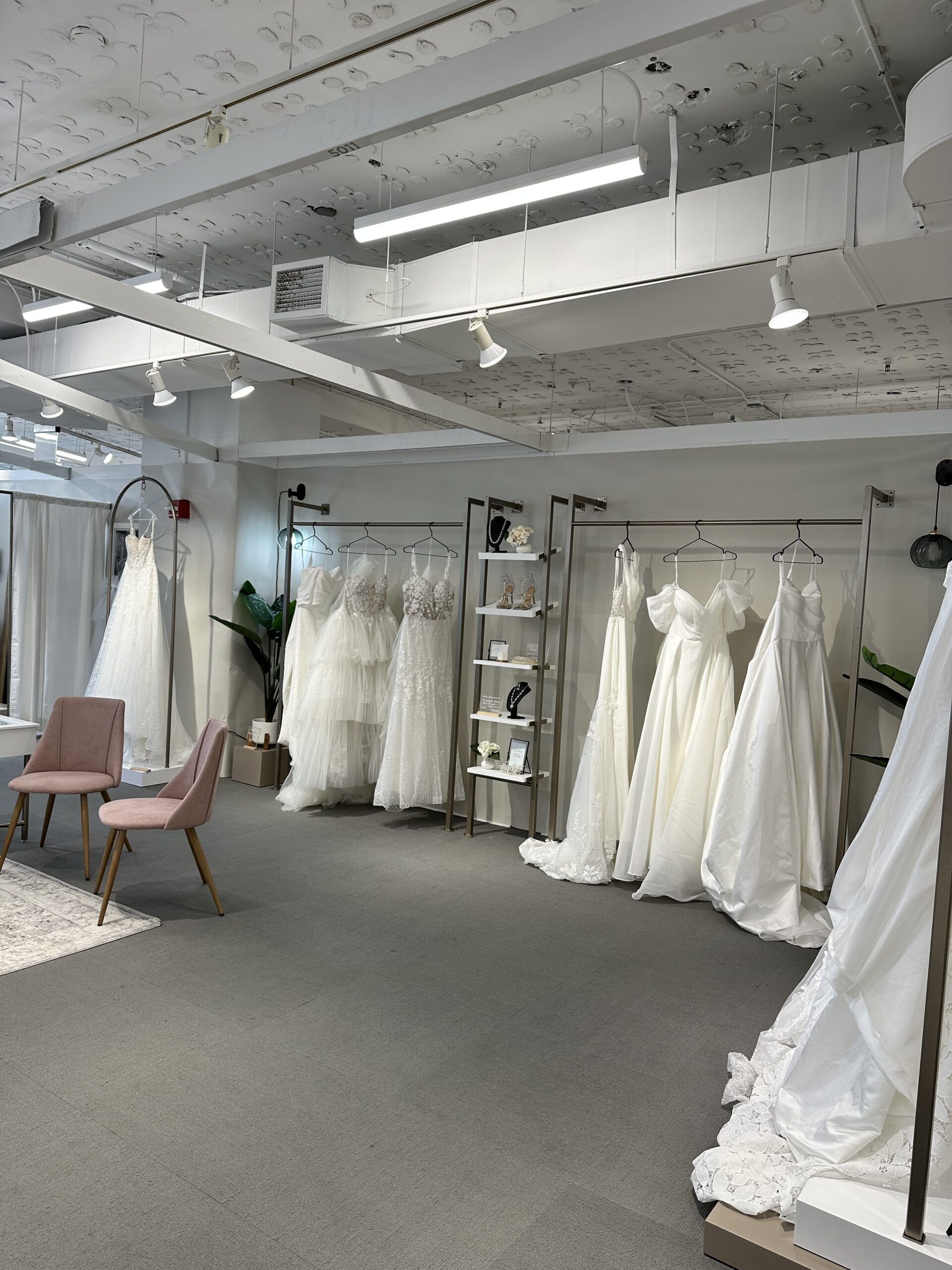 Squared Wall Anchored Dress Racks - Image 2