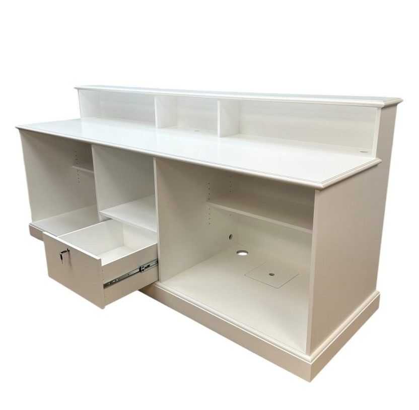 White Traditional Reception Counter - Image 2