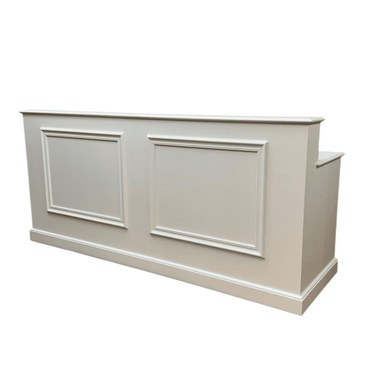 White Traditional Reception Counter