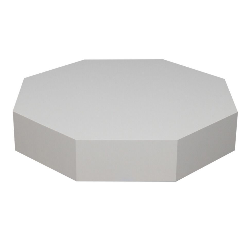 White Octagon Bridal Riser