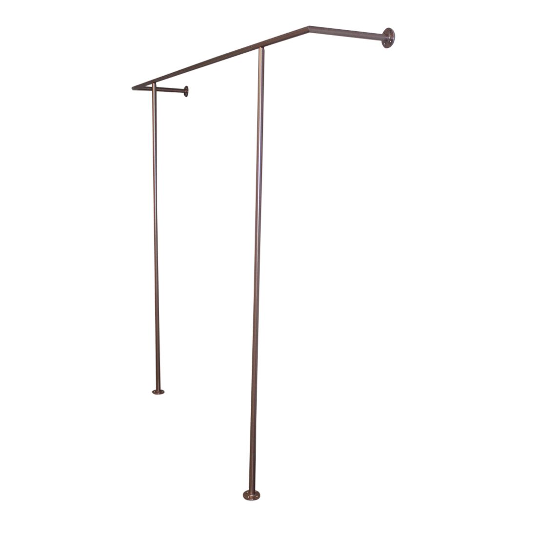 Round Metal Wall Racks with Support Rods
